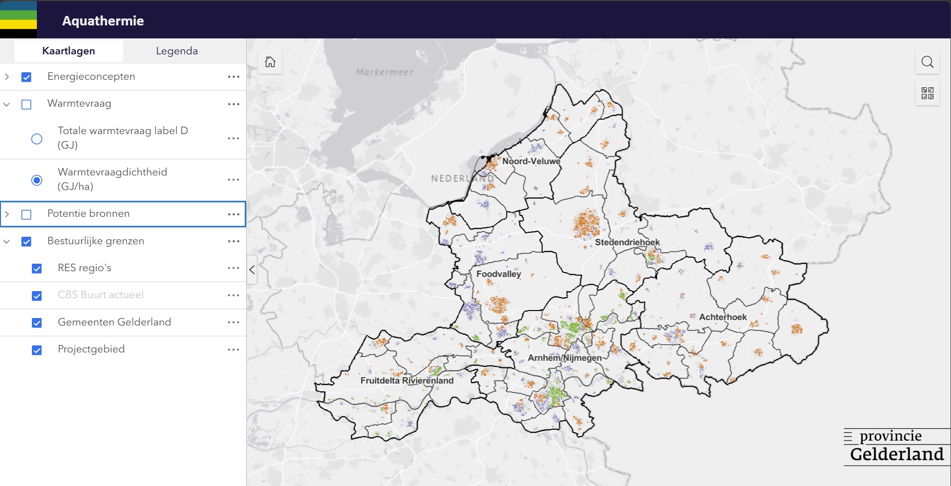 De toepassingsmogelijkheden van aquathermie in Gelderland